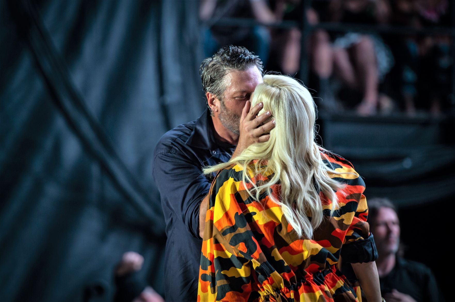 Blake Shelton and Gwen Stefani at Country Thunder